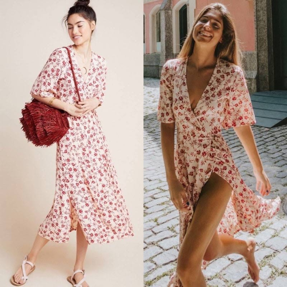 Faithfull The Brand x Anthropologie Wrap Dress